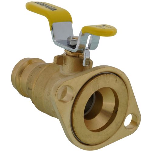 Main product image of 1" Press Full Port Forged Brass Uni-Flange Isolator Flange