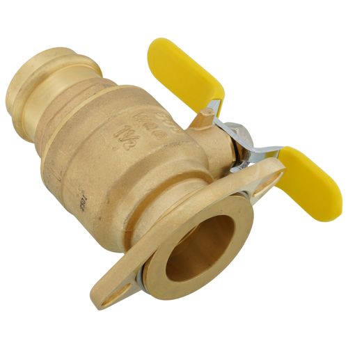 Main product image of 1-1/2" Press Full Port Forged Brass Uni-Flange Isolator Flange