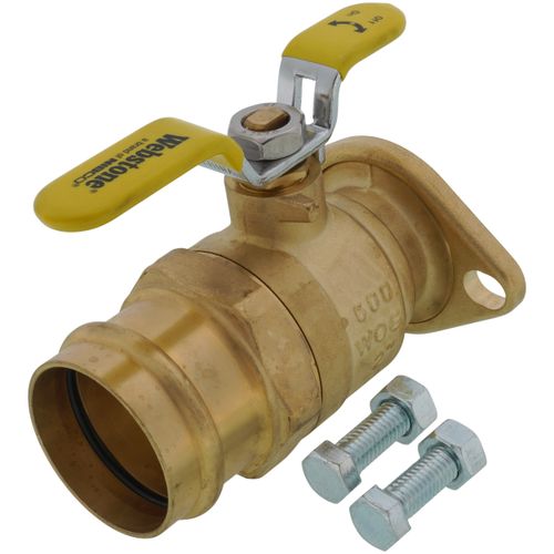 Main product image of 2" Press Full Port Forged Brass Uni-Flange Isolator Flange