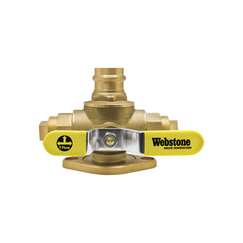 Main product image of 1" Threaded x Press x Rotating Flange High Velocity Isolator