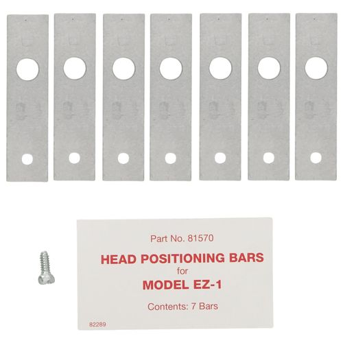 Main product image of Head Positioning Bar Kit (7 bars and screw) for EZ-1 Burners