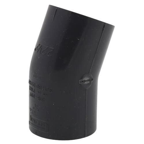 Main product image of 3/4" PVC Schedule 80 22.5-Degree Elbow