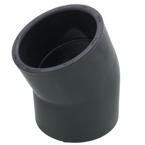 Main product image of 3" PVC Schedule 80 22.5-Degree Elbow