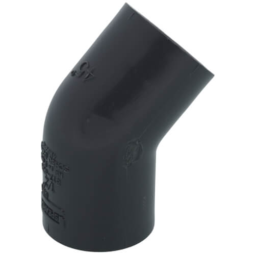 Main product image of 3/8" PVC Schedule 80 45-Degree Elbow
