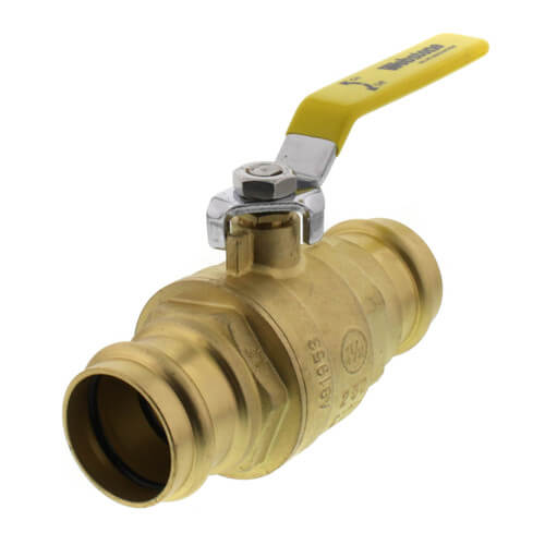 1-1/2" Press Full Port Forged Brass Ball Valve (Lead Free)