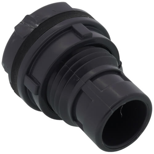 Main product image of 3/4" PVC Bulkhead Fitting w/ EPDM Gasket (Socket x Socket)