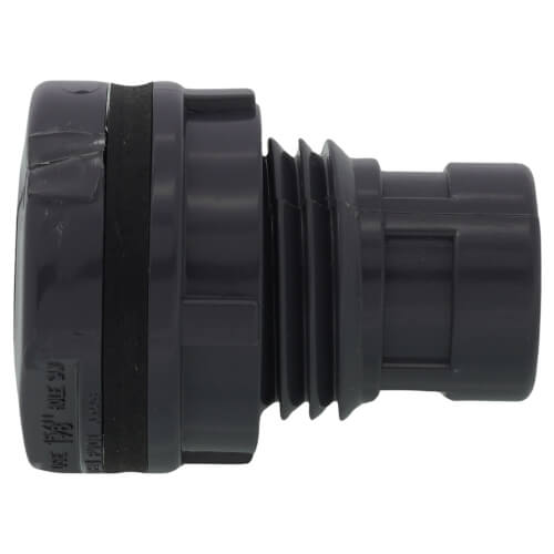 Main product image of 3/4" PVC Bulkhead Fitting w/ EPDM Gasket (Socket x Socket)