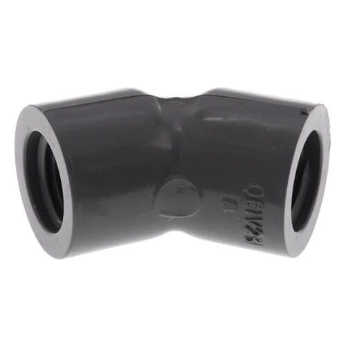 Main product image of 1/4" PVC Schedule 80 45-Degree Elbow (FPT)