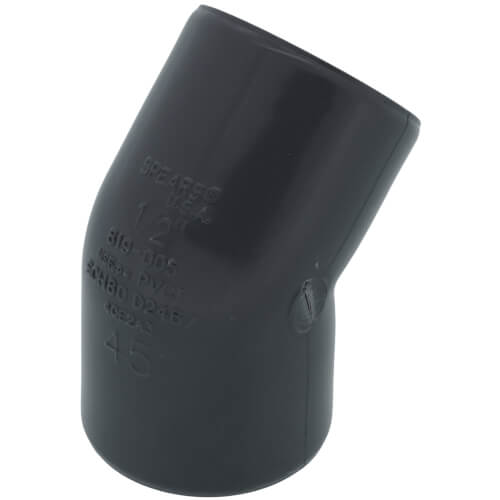 Main product image of 1/2" PVC Schedule 80 45° Elbow (FPT)
