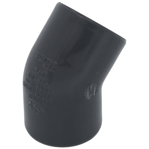 Main product image of 3/4" PVC Schedule 80 45° Elbow (FPT)