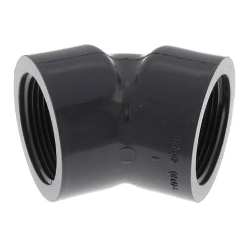 Main product image of 1-1/4" PVC Schedule 80 45° Elbow (FPT)