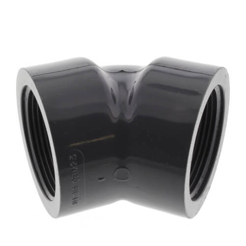 Main product image of 1-1/2" PVC Schedule 80 45° Elbow (FPT)