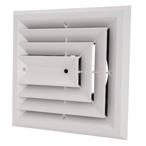 81913 - AirTec 81913 - MV3 Ceiling Diffuser w/ 3-Way Grille (8" x 8")