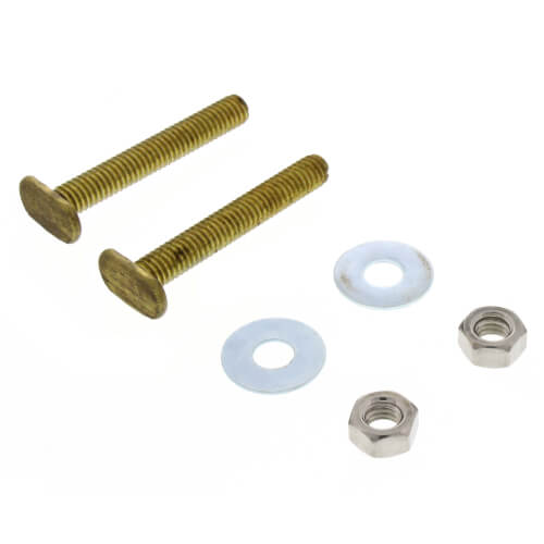 Main product image of 5/16" x 2-1/4" Brass 2 Bolt Set w/ Nuts & Washers
