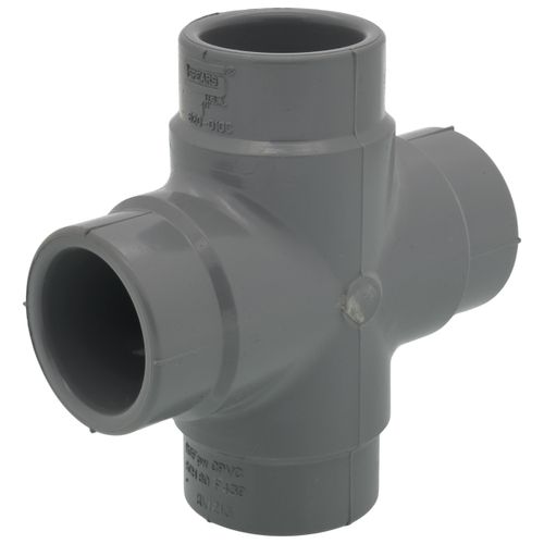 Main product image of 1" CPVC Schedule 80 Cross (Socket)