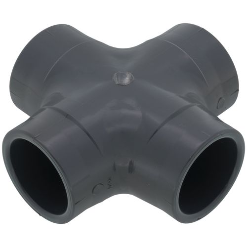 Main product image of 1-1/4" PVC Schedule 80 Cross (Socket)
