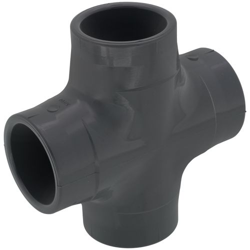 Main product image of 1-1/4" PVC Schedule 80 Cross (Socket)
