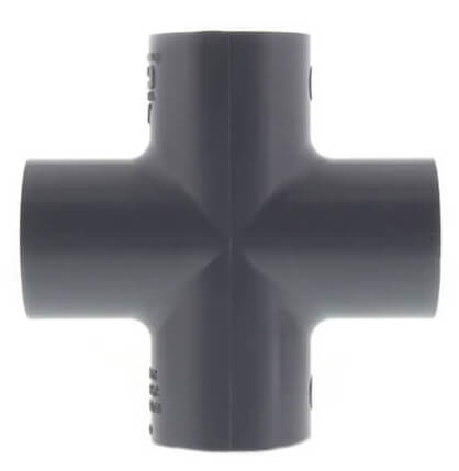 Main product image of 2" CPVC Schedule 80 Cross (Socket)