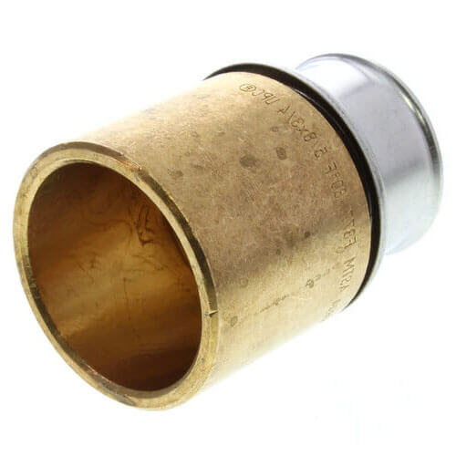 Bronze 5/8" PEX Press x 1/2" Copper Pipe Adapter