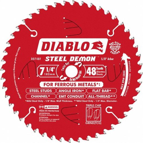 Main product image of 10" x 80-Teeth Saw Blade for Medium Aluminum