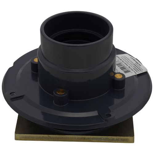 Main product image of PVC Square Shower Pan Drain w/ Cast Nickel-Bronze Ring & Strainer