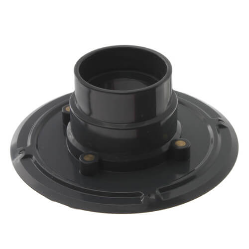 Main product image of PVC Round Shower Pan Drain w/ Cast Nickel Finish Ring & Strainer