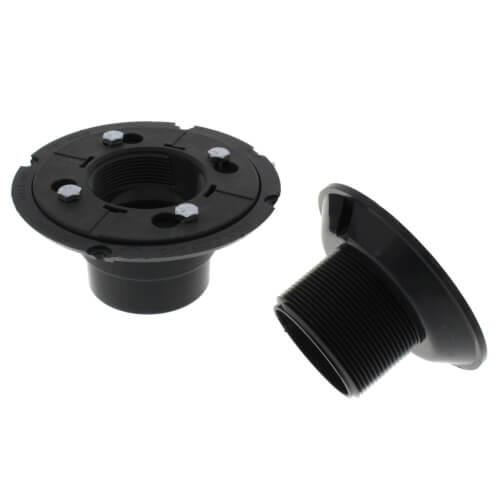 Main product image of Shower Pan Drain Screw-on Stainless Steel Strainer w/ Plastic Rim