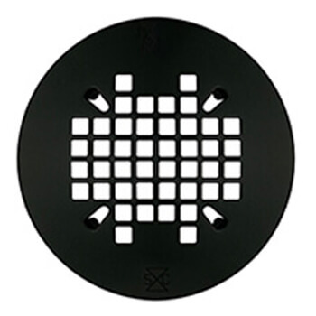 Main product image of 4-1/2" Round Cast Ring Strainer Matte Black Finish