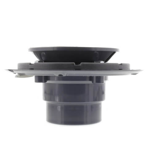 Main product image of PVC Shower Pan Drain w/ DoubleDuty Test Plug, Snap-In Stainless Steel Strainer, No Rim