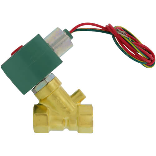Main product image of 1/2" Normally Closed, 2-Way Brass Solenoid Valve (120/60 AC)