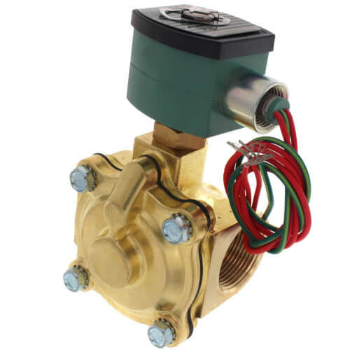 Main product image of 1-1/4" Normally Open 2-Way Solenoid Valve (120/60AC)