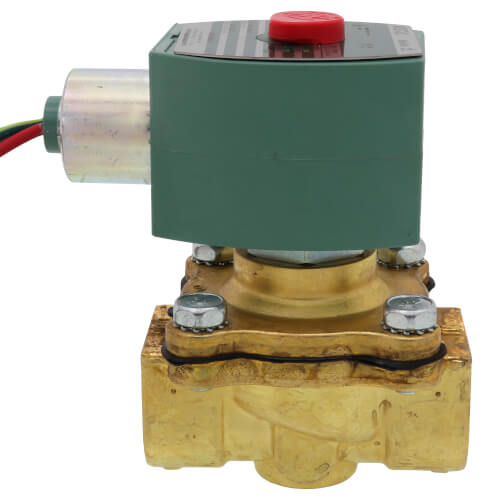 Main product image of 3/4" Normally Closed, 2-Way Brass Solenoid Valve (120/60VAC)