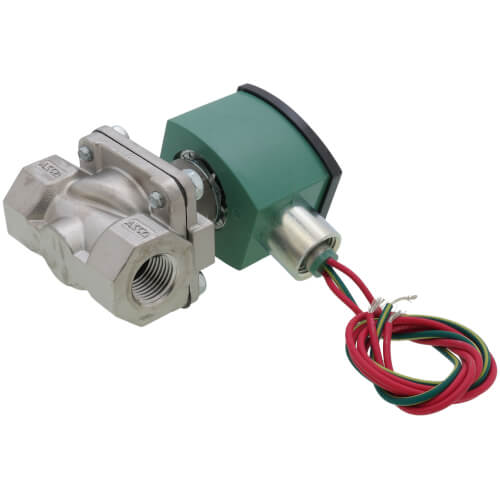 Main product image of 3/4" Normally Open 2-Way Solenoid Valve for Hot Water, 5.5 Cv (120V)