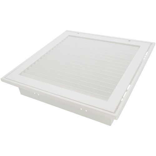 Main product image of 14" x 14" Steel Fixed Bar Filter Grille w/ 2" Filter (White)