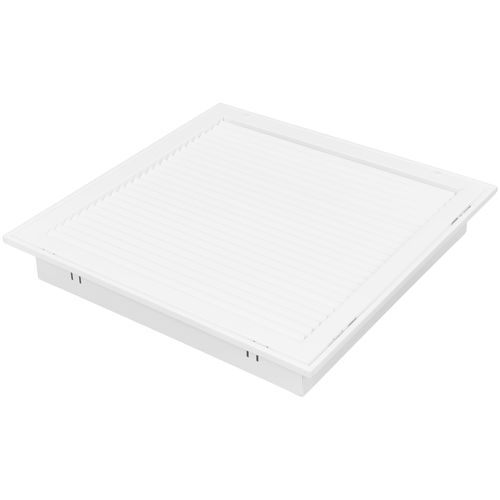 Main product image of 20" x 20" Steel Fixed Bar Filter Grille w/ 2" Filter (White)