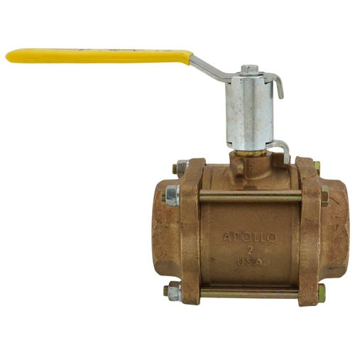 Main product image of 2" FNPT 3-Piece Ball Valve w/ Stainless Steel Vented Ball & 2-1/4" Stem
