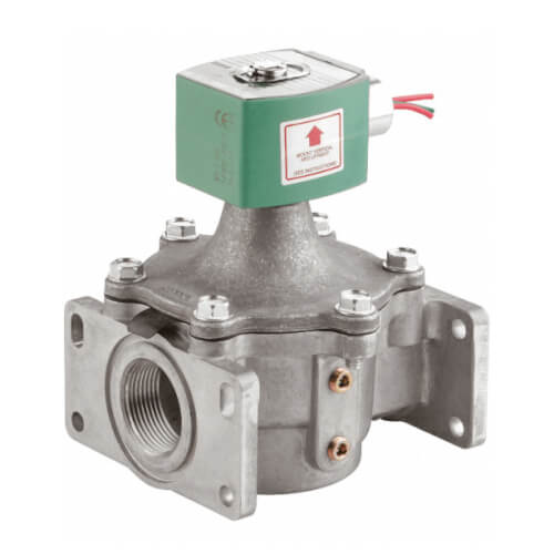 Main product image of 1" NPT or Flange 2-Way Normally Closed Solenoid Valve with Aluminum Body and Nema 4X (1,132,300 BTU)