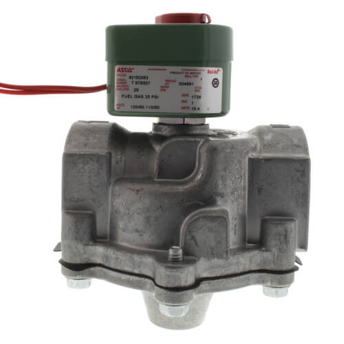 Main product image of 1" 2-Way Normally Open Low Pressure Gas Solenoid Valve (0-25 PSI)