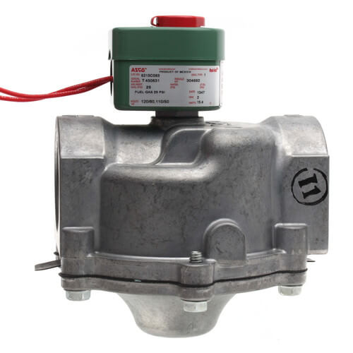 Main product image of 2" Aluminum Solenoid Air Valve, 3,100,000 BTUH Max (120v)