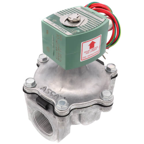 8215G6012VDC Asco RedHat 8215G6012VDC 11/4" Aluminum Solenoid