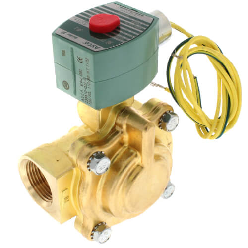 Main product image of 1-1/2" NPT 2-Way Normally Closed Solenoid Valve (5-125 PSI Steam, 5-150 PSI, 22.5 CV, 120V)