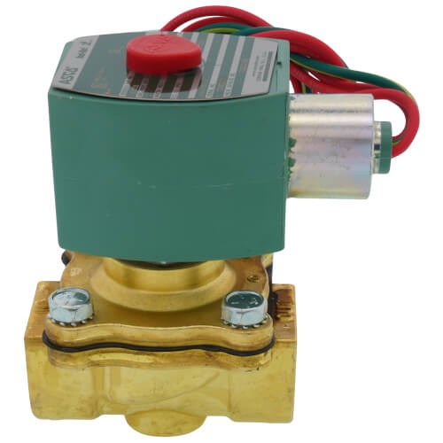 8222G095 Asco RedHat 8222G095 3/4" NPT Normally Closed 2Way Brass