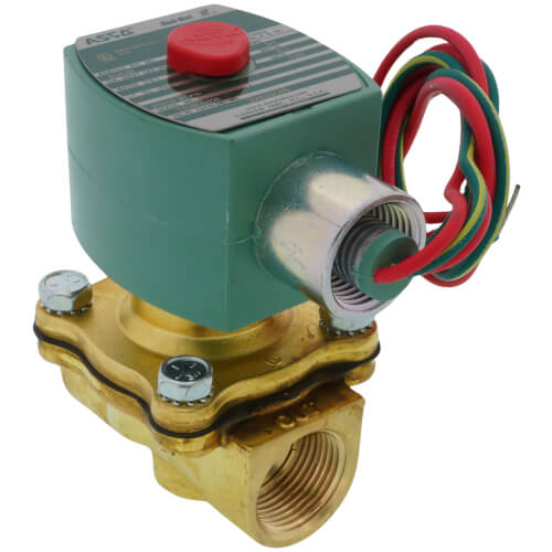 8222G095 Asco RedHat 8222G095 3/4" NPT Normally Closed 2Way Brass