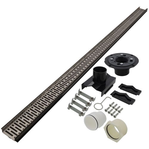 823T2A72V Sioux Chief 823T2A72V 72" JobAdjustable Linear Shower