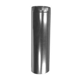 Main product image of 8" 24 Ga Galvanized Snaplock Smoke Pipe (2' Length)