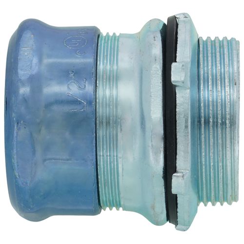 Main product image of 1-1/2" Steel EMT Compression Connector - Rain Tight/Concrete Tight