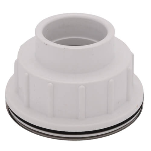 Main product image of 1-1/2" PVC Solvent Weld Shower Module Drain w/ Screw-On Stainless Steel Strainer (Hub)
