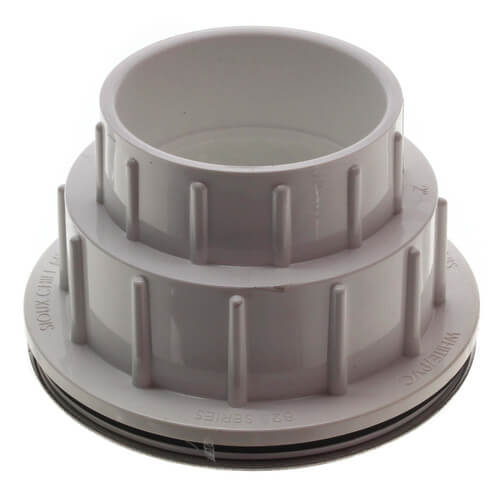 Main product image of 2" PVC Solvent Weld Shower Module Drain w/ Screw-On Stainless Steel Strainer (Hub)