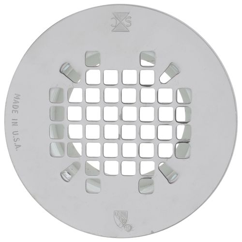 Main product image of 2" PVC Shower Drain w/ Snap In 18 Gauge Strainer