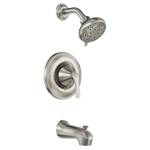 Main product image of Darcy Spot Resist Brushed Nickel Posi-temp Tub And Shower Trim, 5 Function 1.75 Gpm, 82550SRN